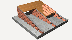 Tablero cerámico y muros interiores aligerados sobre losa de concreto (no incluido en este precio)